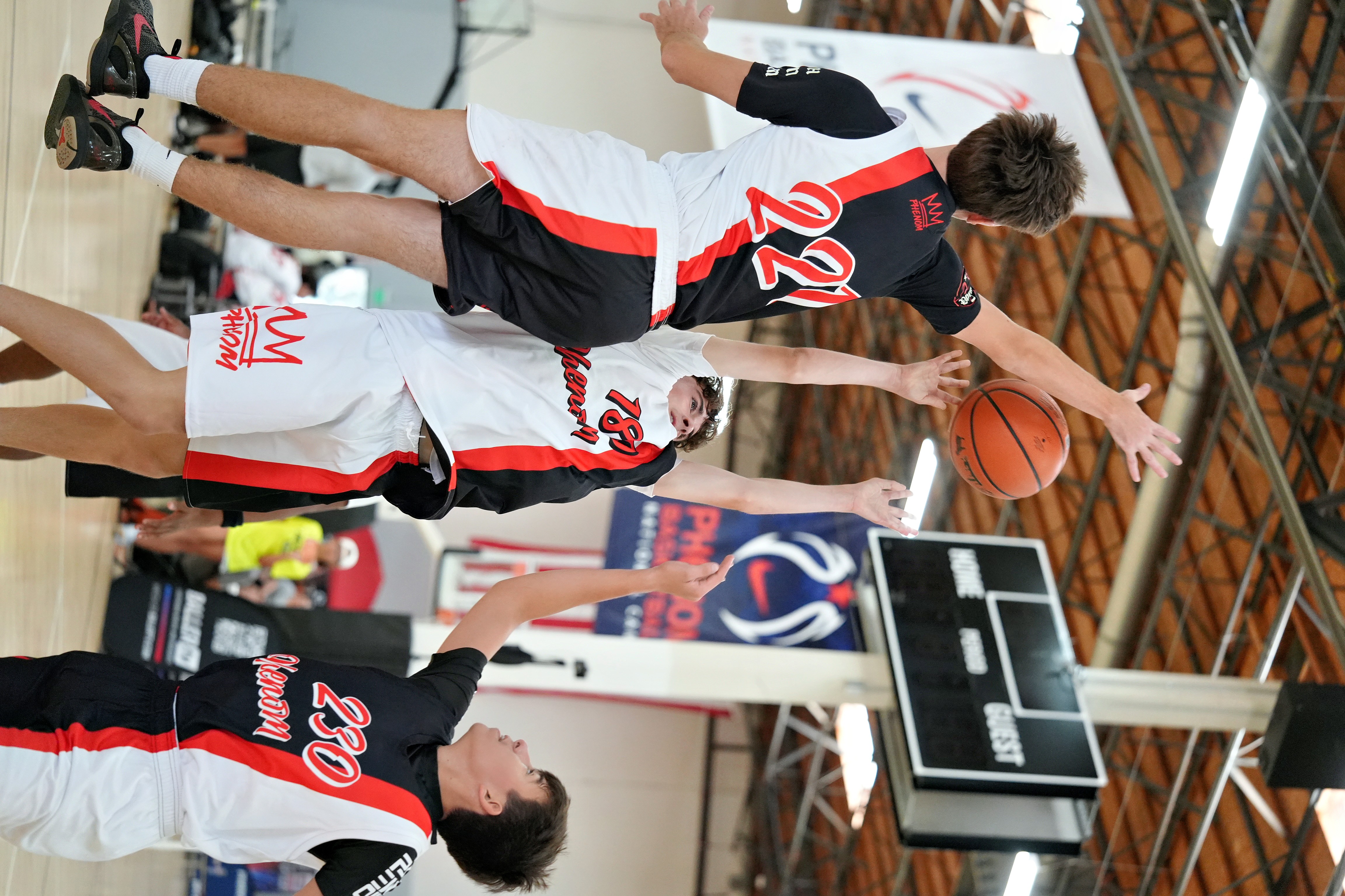 Mason Hays contesting a shot at Phenom Camp