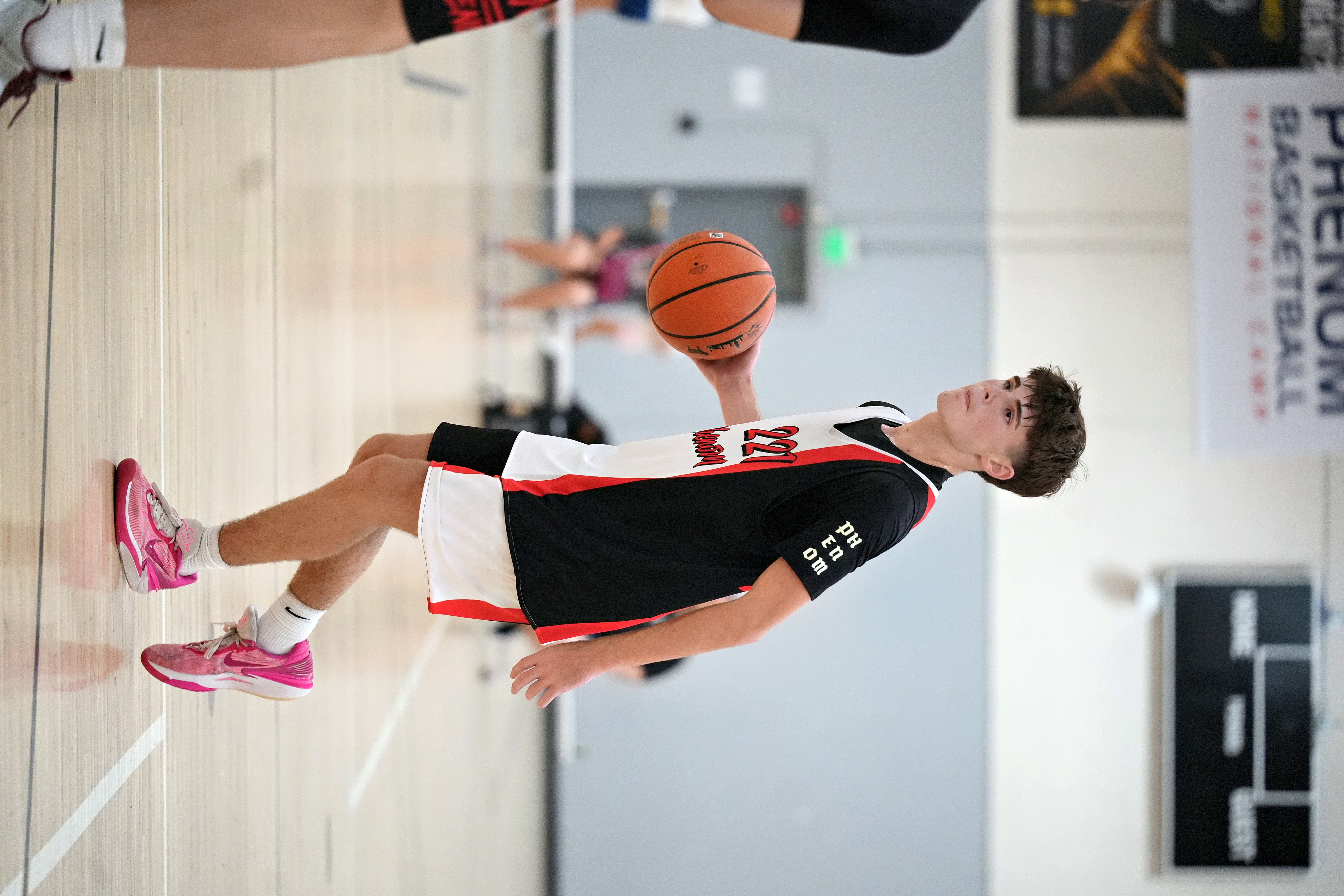 Mason Hays handling the ball
